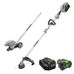 EGO Ensemble tête motorisée 56V avec coupe-herbe 15 po et coupe-bordure – incluant 1 batterie 5Ah et 1 chargeur 210W – (MHC1502)