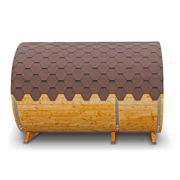 3m Sauna tonneau pour 6 personnes (S3) – Image 7