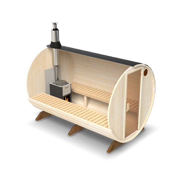 3m Sauna tonneau pour 6 personnes (S3) – Image 8